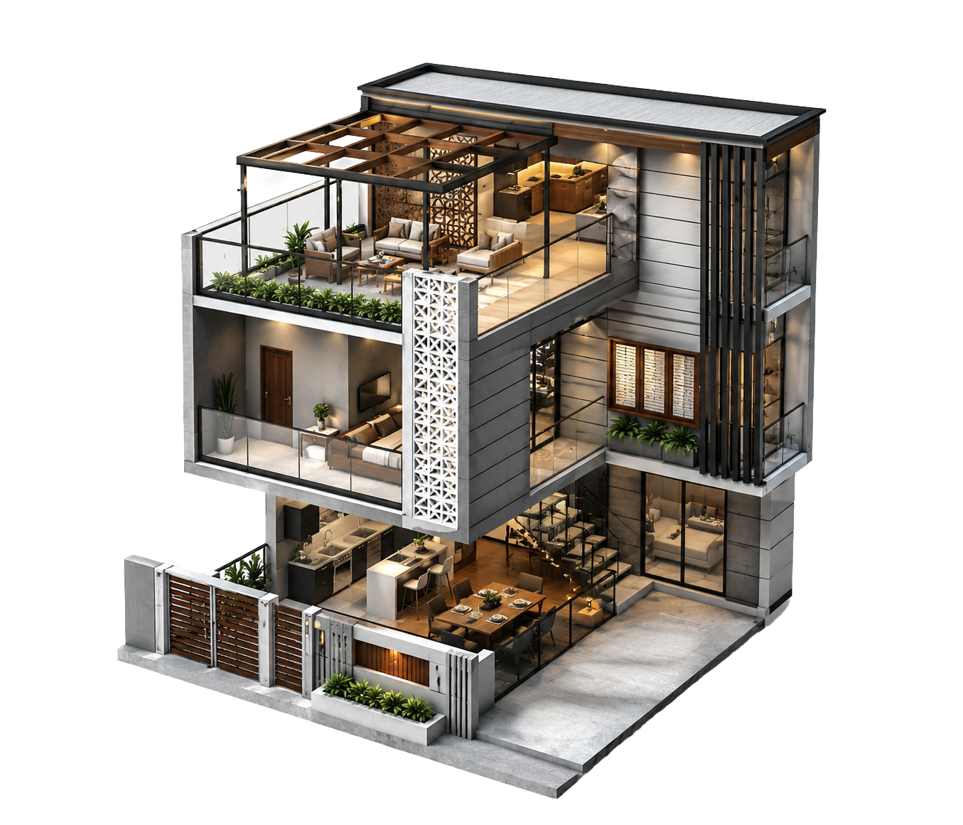 Building Schematic Blueprint Render